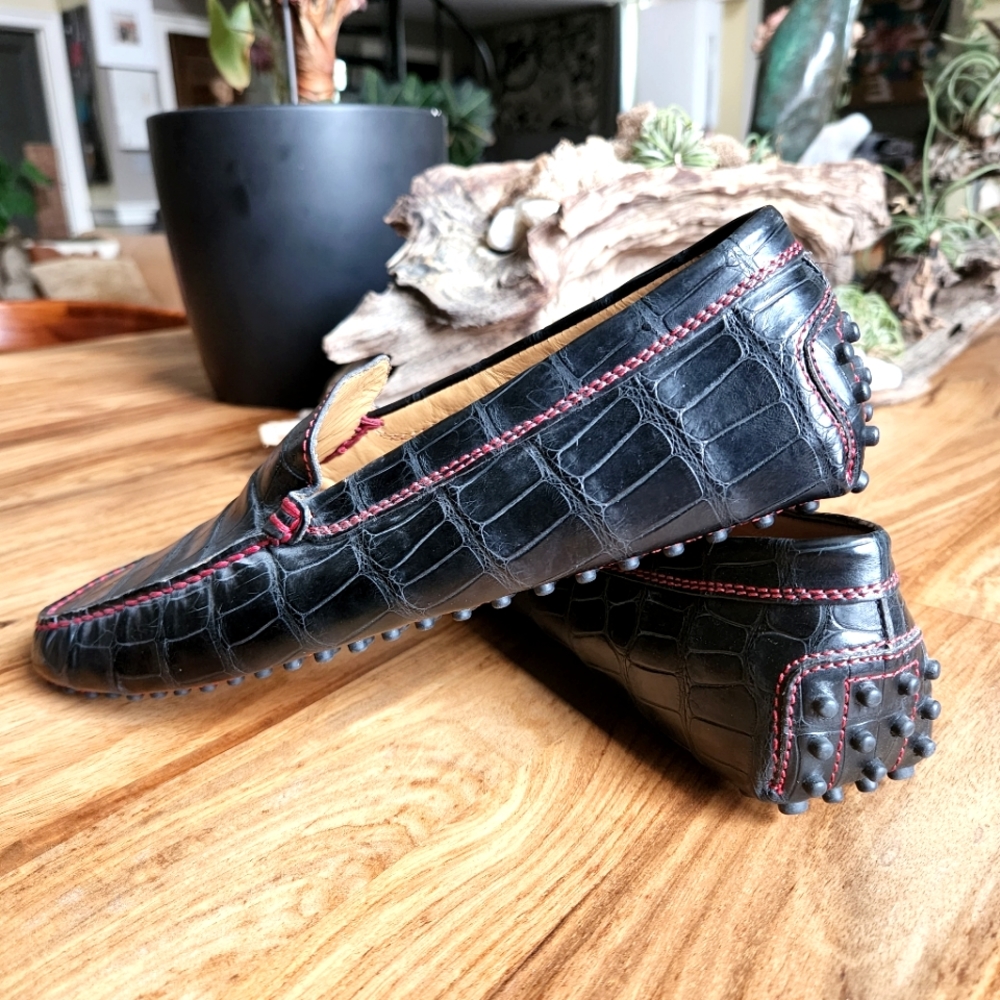 TOD'S for FERRARI LIMITED EDITION CAR SHOES LOAFERS